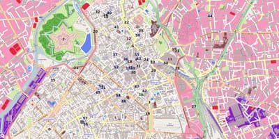 რუკები Lille