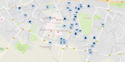 რუკა Lille მაღაზია