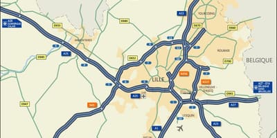 რუკა Lille გზის